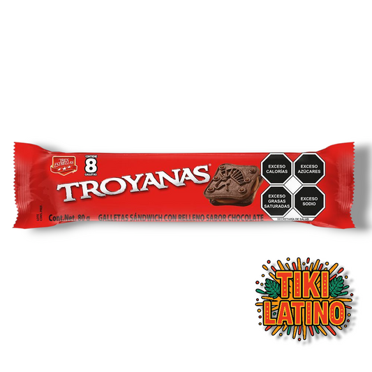 Troyanas galletas  chocolate 80g